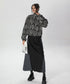 Black Mesh Layered Skirt